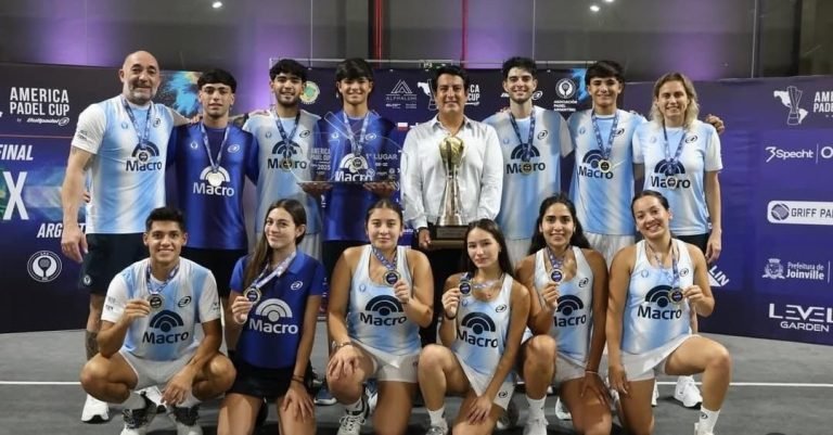 FIORELLA PROPATO SAN MARTÍN CAMPEONA DE LA AMÉRICA PADEL CUP CON LA SELECCIÓN ARGENTINA