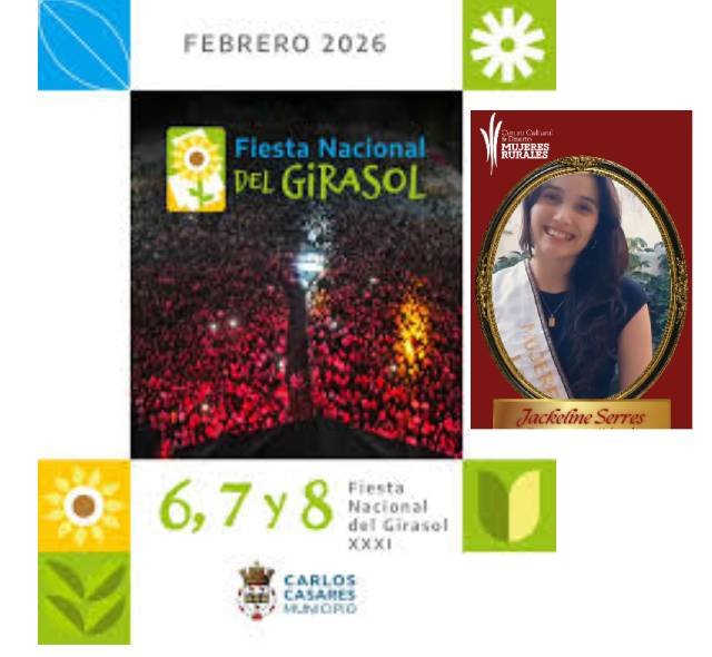 Jackeline Serres, será la embajadora florense en la Fiesta del Girasol