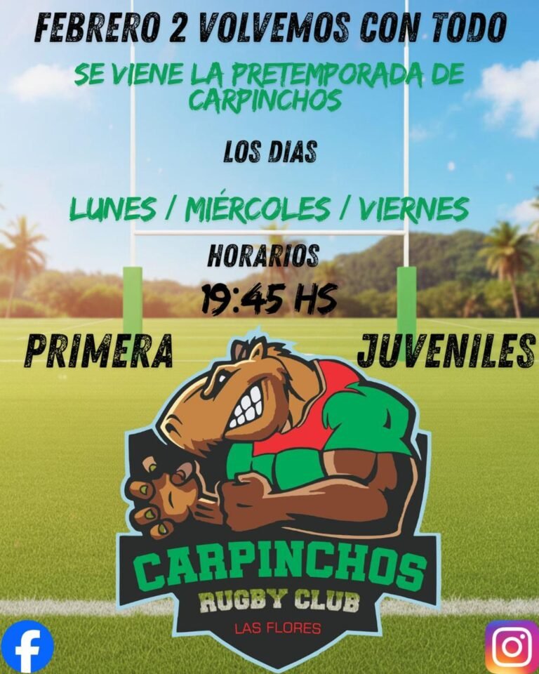 PRETEMPORADA DE LOS CARPINCHOS RUGBY CLUB