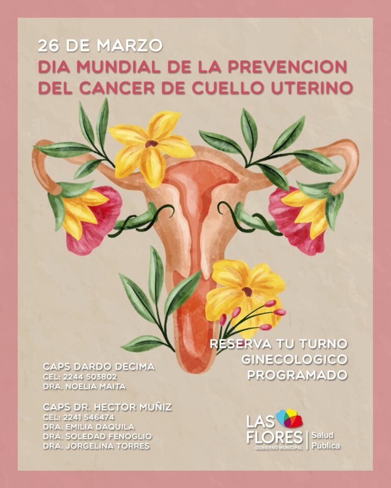 DÍA MUNDIAL DE LA PREVENCIÓN DEL CÁNCER DE CUELLO UTERINO