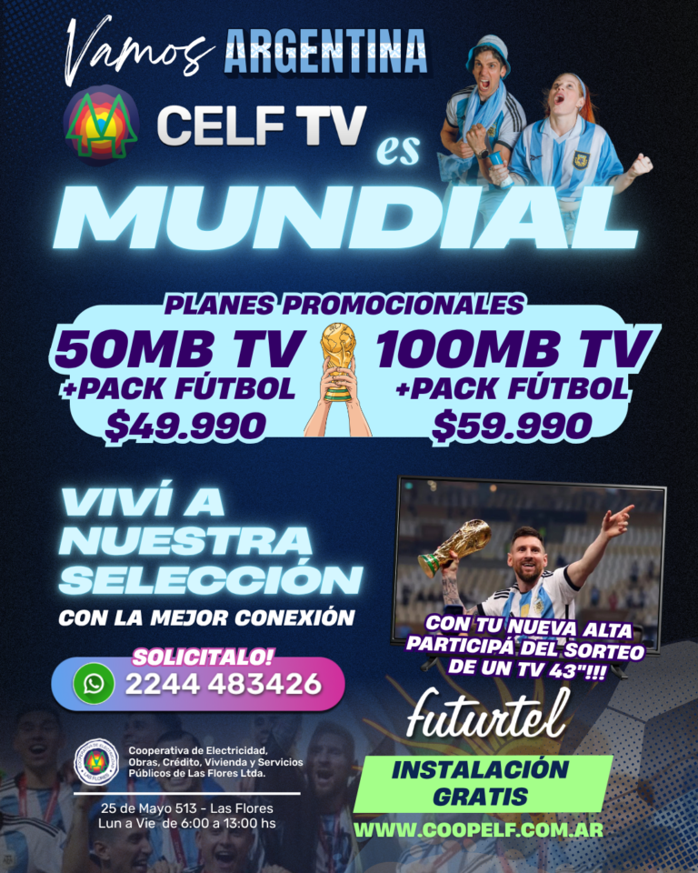 CELF TV es MUNDIAL: nuevas promos de Futurtel