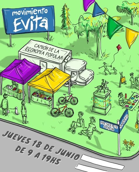 Este jueves llega el camión de la economía popular