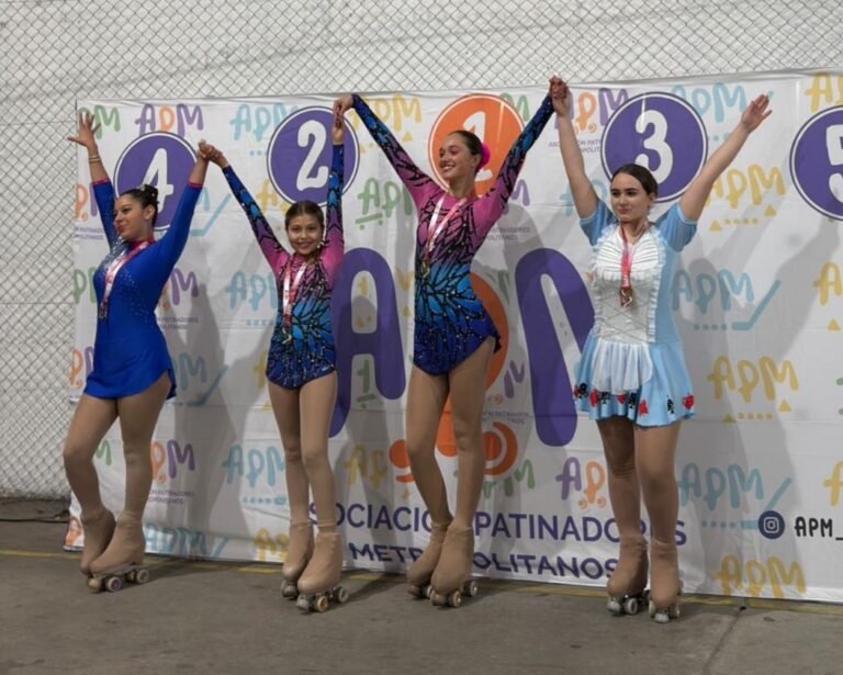 Participación de florenses en destacadas competencias: podios en patín y atletismo