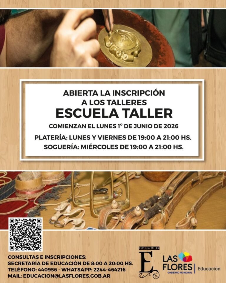 ESCUELA TALLER: ABIERTA LA INSCRIPCIÓN A LAS PROPUESTAS DE ESTE 2026