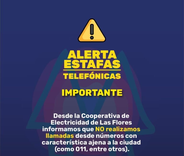 ¡Atención! Alertas por intentos de estafas telefónicas!