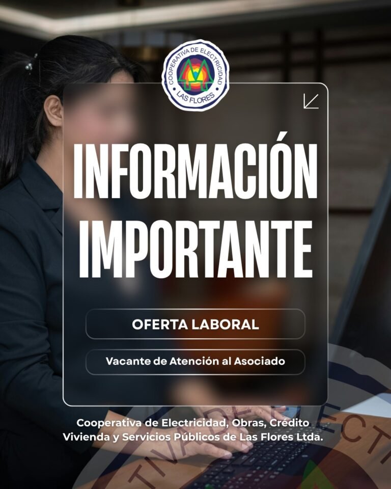 COMUNICADO A LOS ASOCIADOS DE LA COOPERATIVA SOBRE LA CONVOCATORIA LABORAL