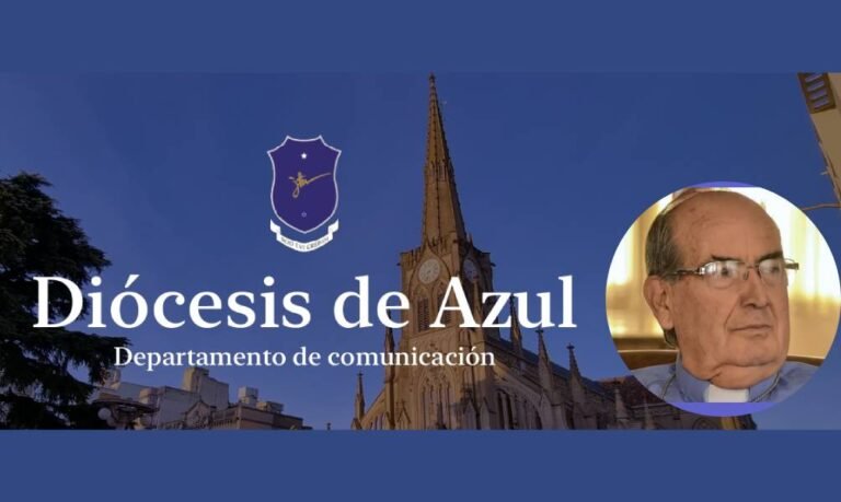 La Diócesis de Azul informa sobre el fallecimiento de Monseñor Joaquín Gimeno Lahoz