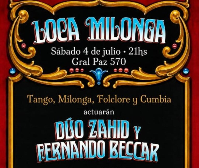 NUEVO ENCUENTRO DE LOCA MILONGA EN CULTURA