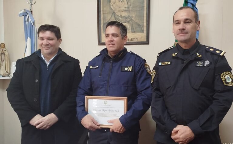 Jorge Leandro Cafferata es el nuevo Jefe de la Policía Comunal
