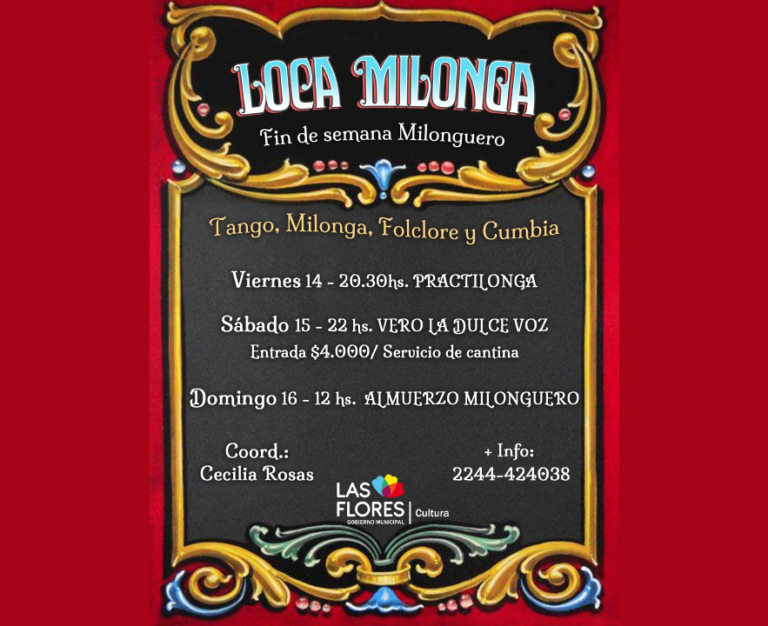 FIN DE SEMANA MILONGUERO EN CULTURA