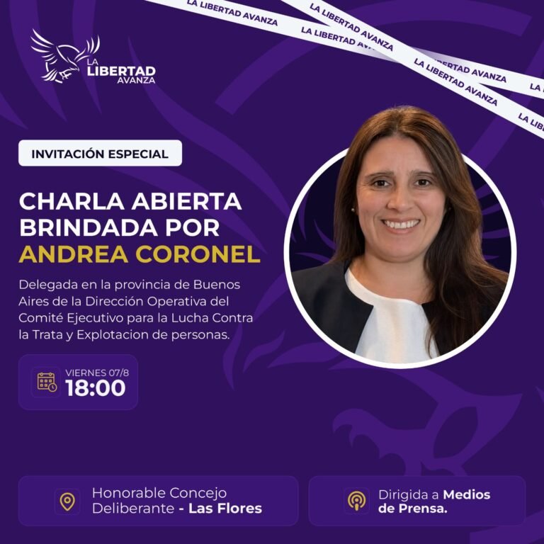 Charla abierta sobre la trata y explotación de personas