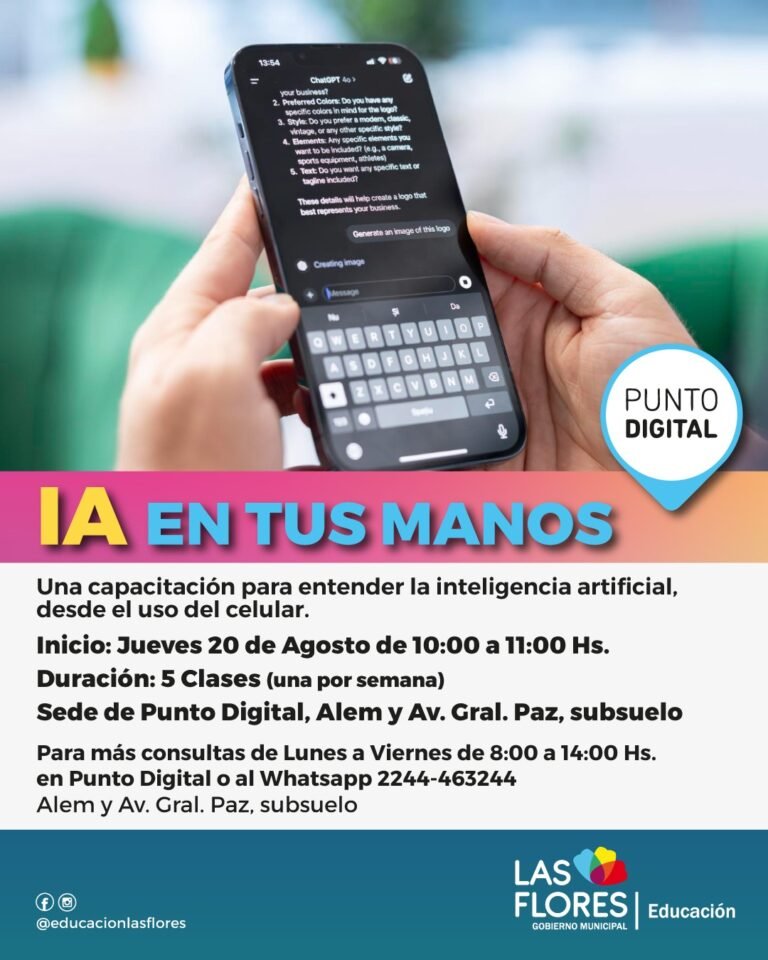 IA EN TUS MANOS: NUEVO CURSO EN PUNTO DIGITAL