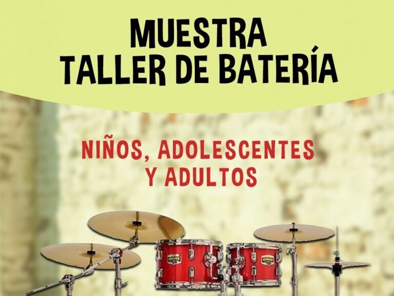 MUESTRA DEL TALLER DE BATERÍA DE LA DIRECCIÓN DE CULTURA