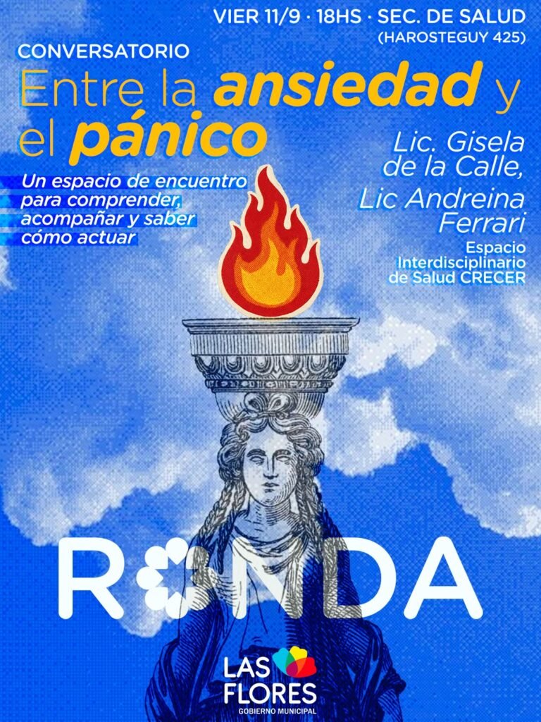 “ENTRE LA ANSIEDAD Y EL PÁNICO”: UN NUEVO ENCUENTRO DE RONDA PARA HABLAR SOBRE SALUD MENTAL