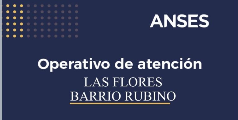 ANSES realizará un operativo de atención en el barrio Rubino
