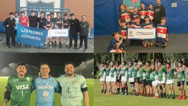 Secretaria de Deportes: Resultados de Voley mixto, Futsal, Hockey y Rugby
