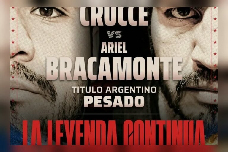 KARIM CRUCCE, EL CAMPEÓN FLORENSE QUE VA POR TODO ANTE ARIEL BRACAMONTE