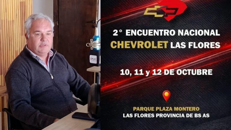 Las Flores se prepara para el 2° Encuentro Nacional de Chevrolet