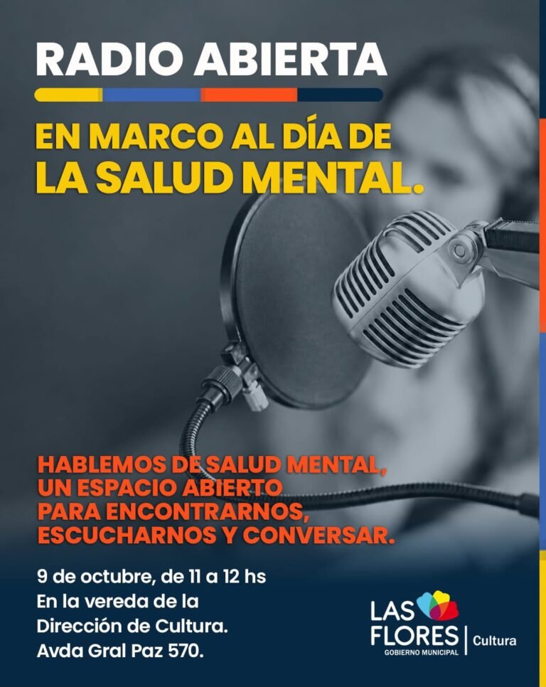 RADIO ABIERTA EN LA DIRECCIÓN DE CULTURA POR EL DÍA DE LA SALUD MENTAL