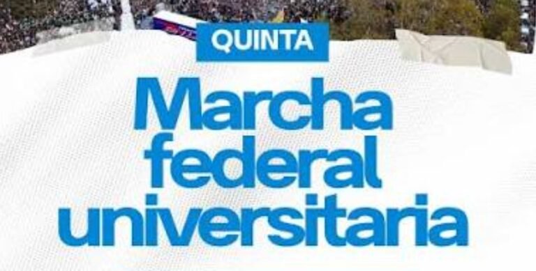 Marcha Federal Universitaria: estudiantes, docentes y gremios reclaman al Gobierno que cumpla la ley